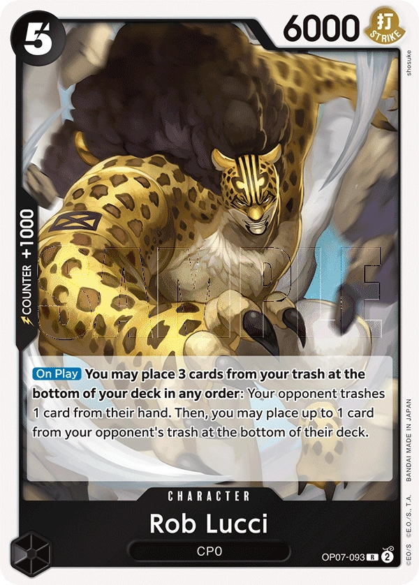 Carta Rob Lucci (OP07-093)