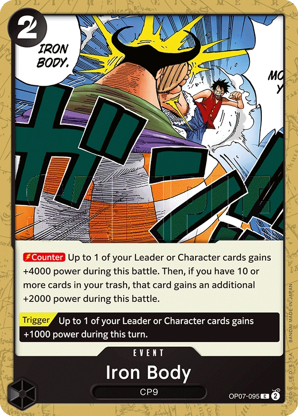 Carta Iron Body (OP07-095)