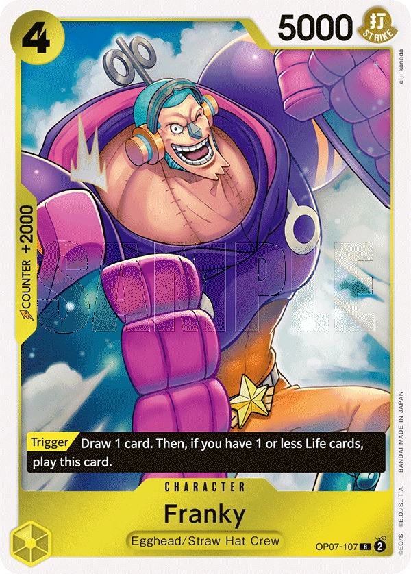 Carta Franky (OP07-107)