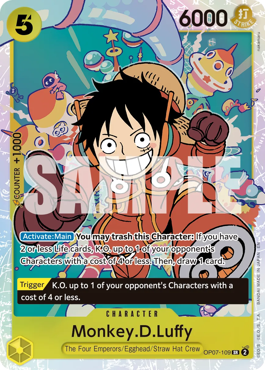 Carta Monkey.D.Luffy (OP07-109)