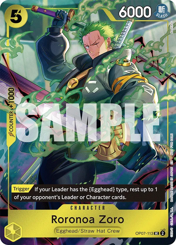 Carta Roronoa Zoro (OP07-113)