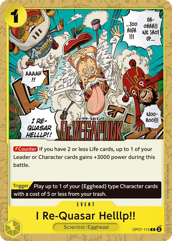Carta I Re-Quasar Helllp!! (OP07-115)