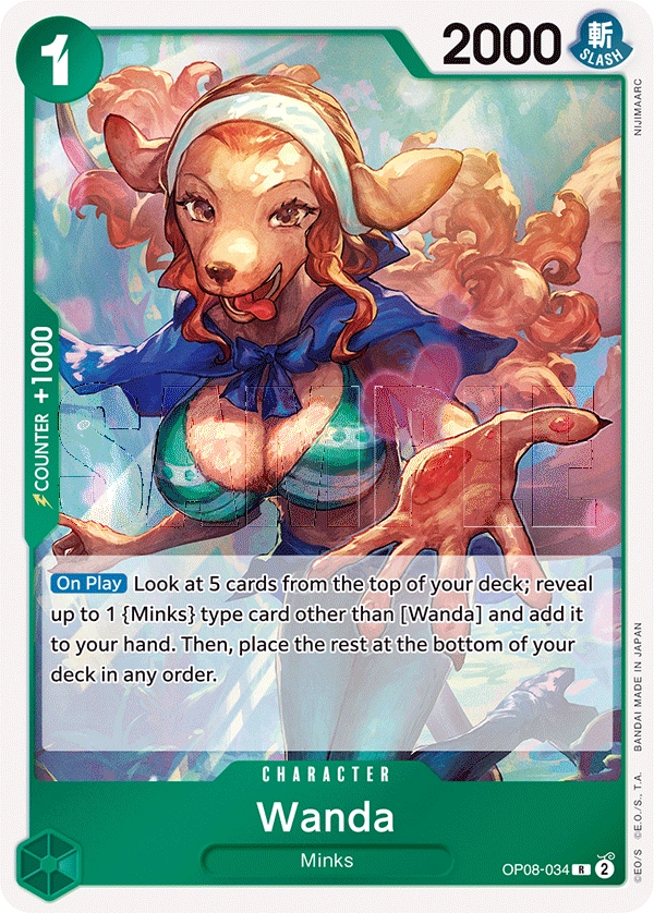Carta Wanda (OP08-034)