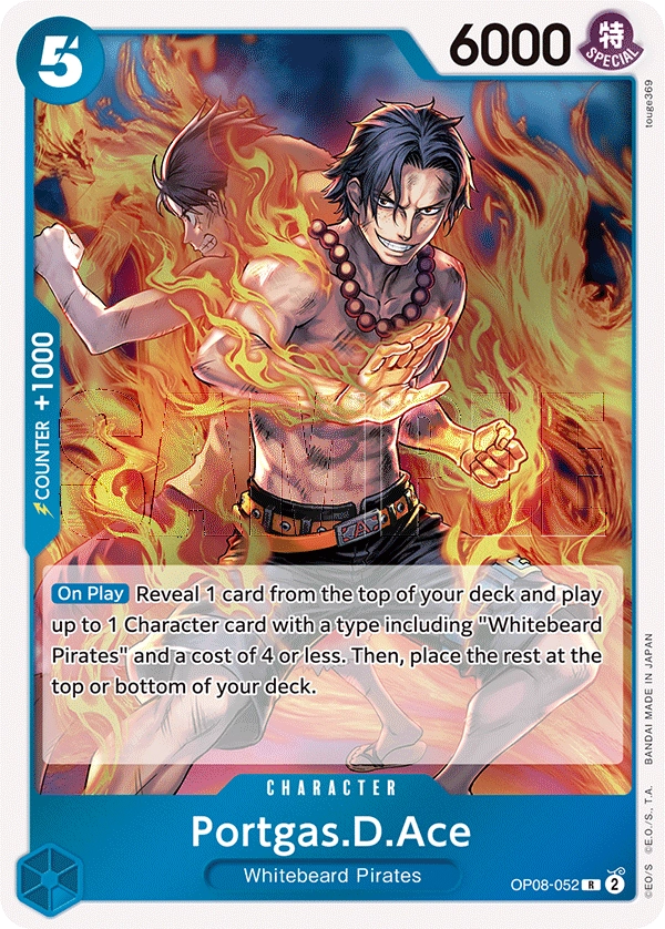 Carta Portgas.D.Ace (OP08-052)