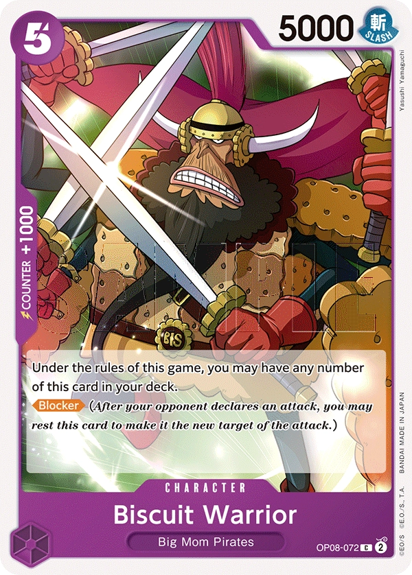 Carta Biscuit Warrior (OP08-072)