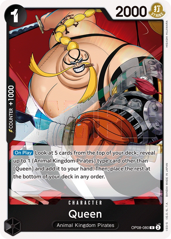 Carta Queen (OP08-080)