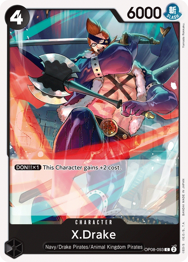 Carta X.Drake (OP08-093)