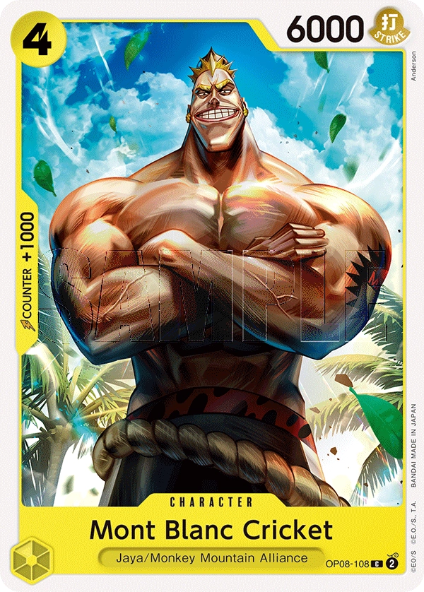 Carta Mont Blanc Cricket (OP08-108)