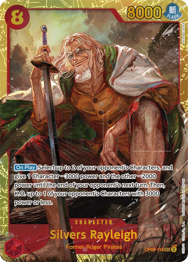 Carta Silvers Rayleigh (OP08-118)