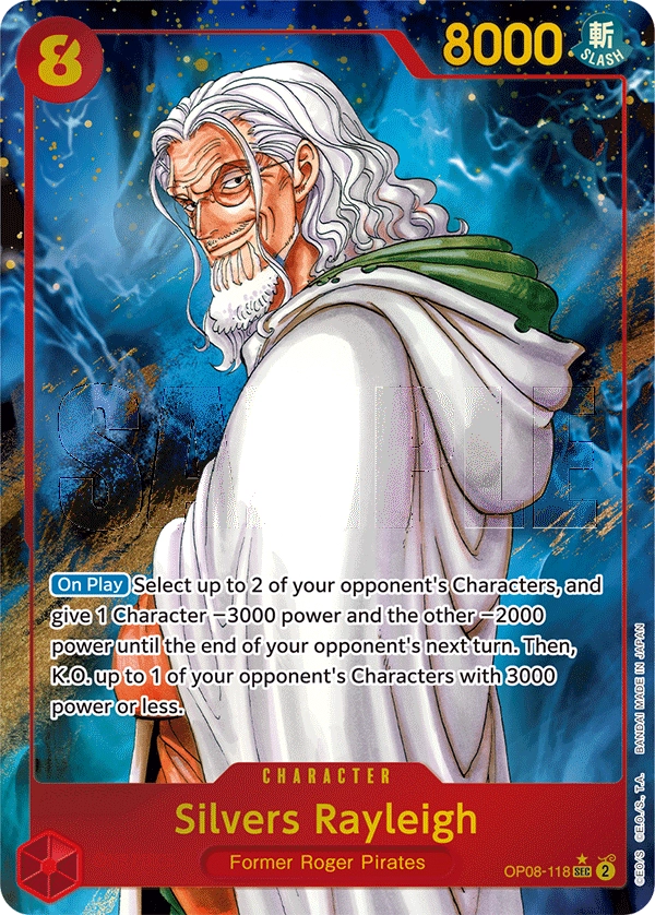 Carta Silvers Rayleigh  (OP08-118)