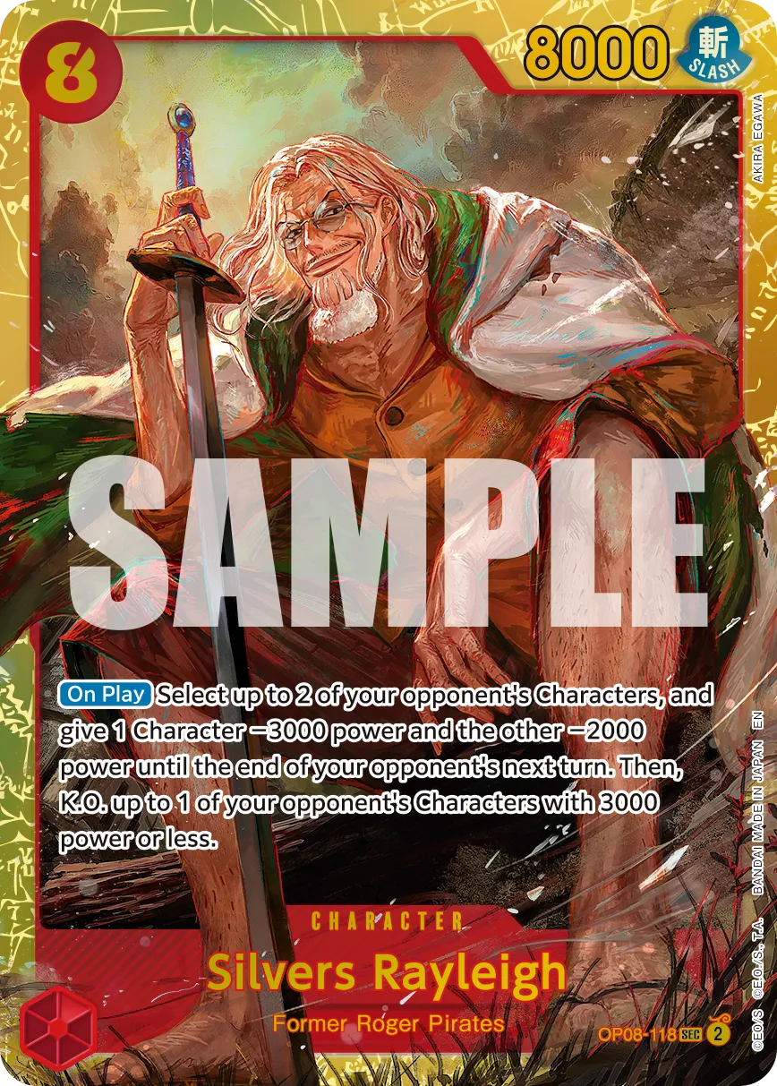 Carta Silvers Rayleigh (OP08-118)