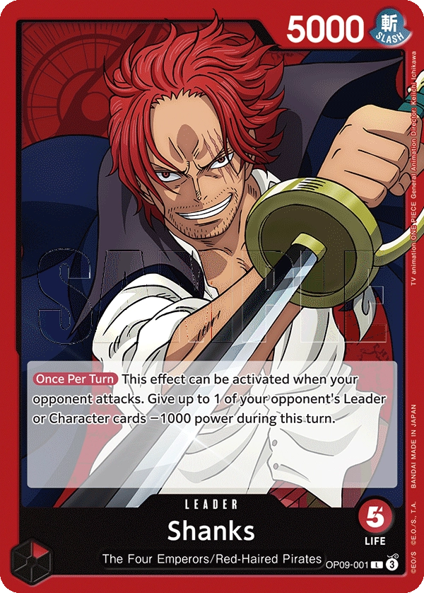 Carta Shanks (OP09-001)