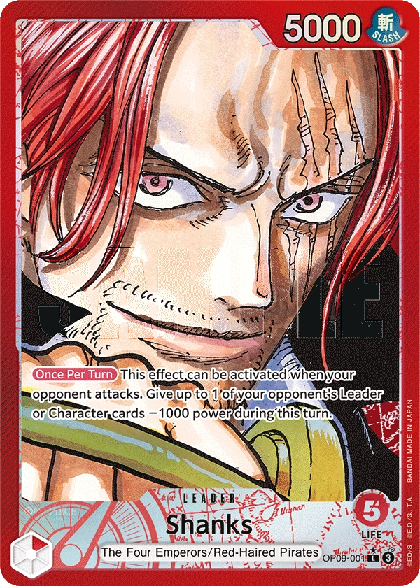 Carta Shanks (OP09-001)