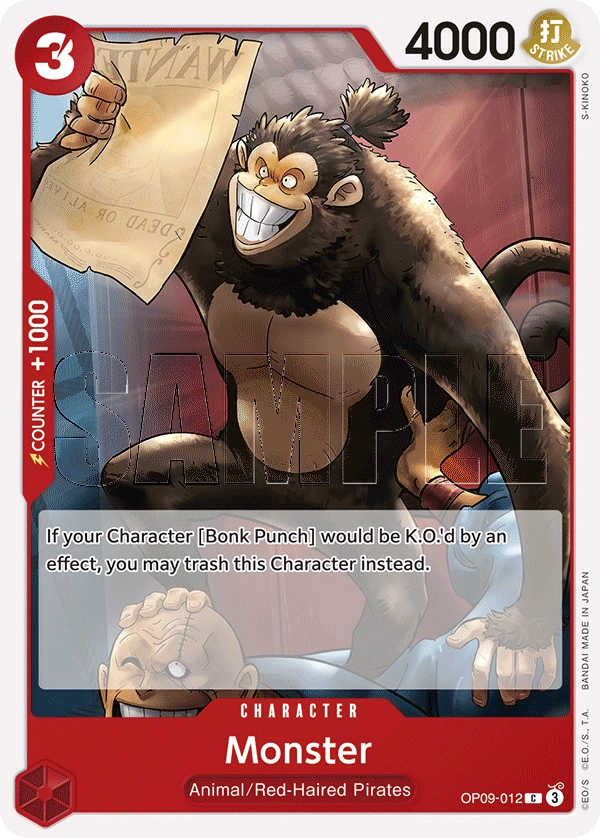 Carta Monster (OP09-012)