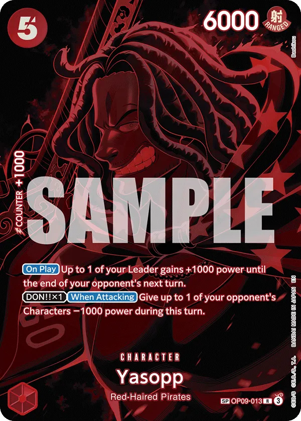 Carta Yasopp (OP09-013)