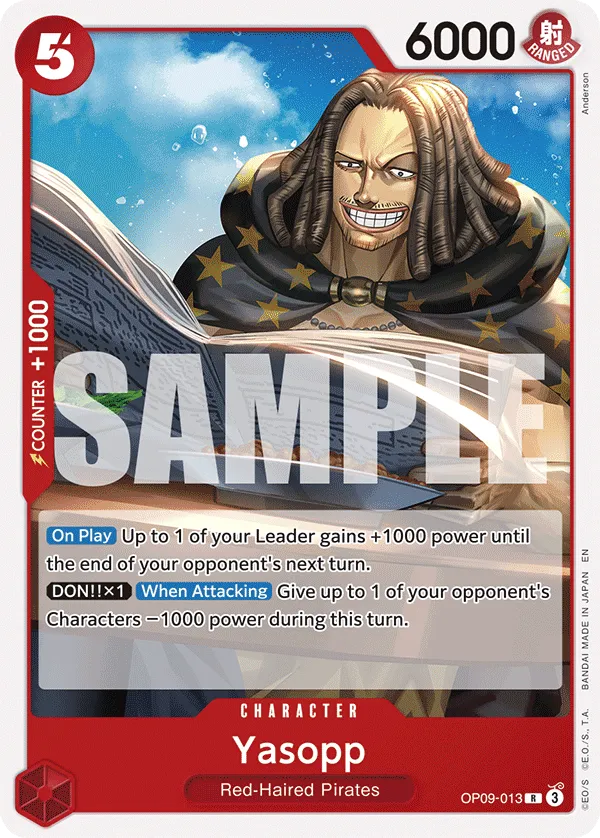 Carta Yasopp (OP09-013)