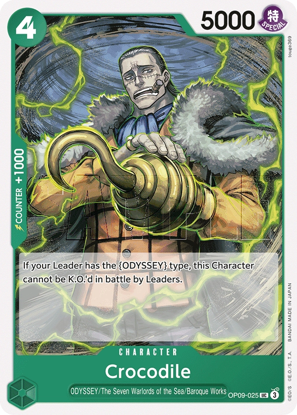 Carta Crocodile (OP09-025)