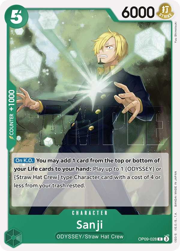 Carta Sanji (OP09-028)