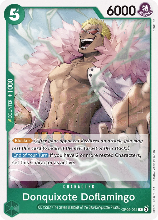 Carta Donquixote Doflamingo (OP09-031)