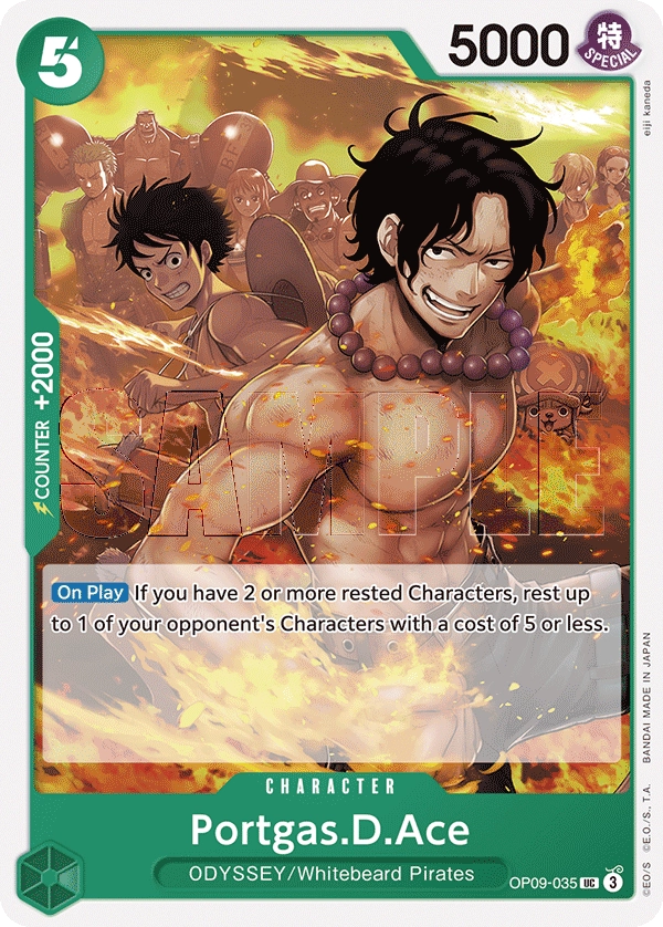 Carta Portgas.D.Ace (OP09-035)
