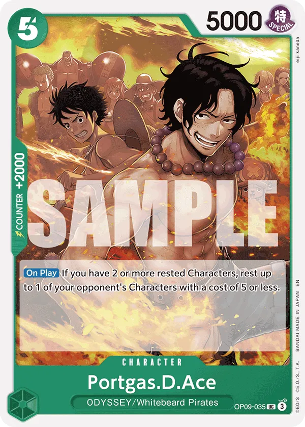 Carta Portgas.D.Ace (OP09-035)
