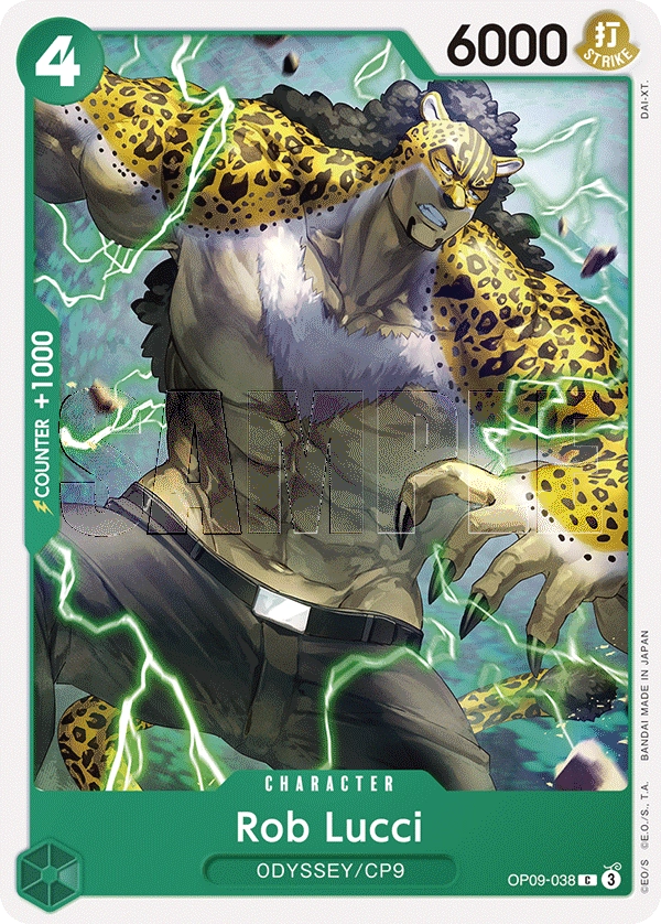 Carta Rob Lucci (OP09-038)