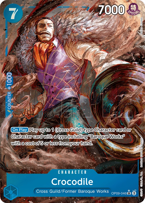 Carta Crocodile (OP09-046)