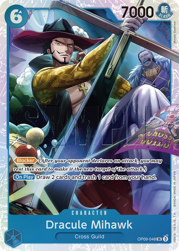 Carta Dracule Mihawk (OP09-048)