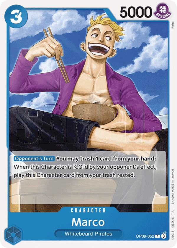 Carta Marco (OP09-052)
