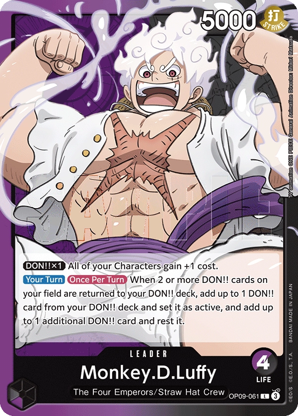 Carta Monkey.D.Luffy (OP09-061)