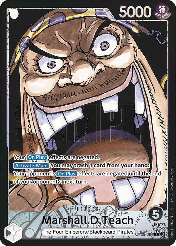 Carta Marshall.D.Teach (OP09-081)