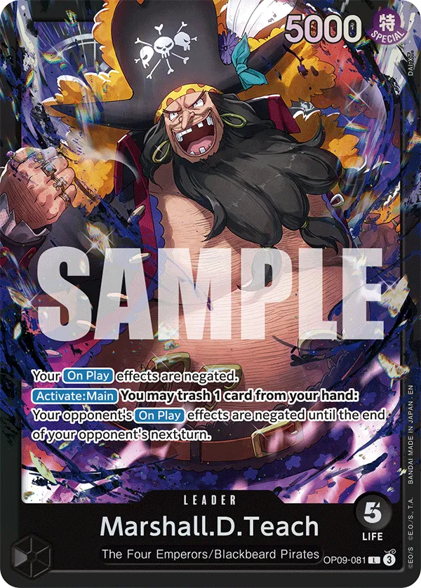 Carta Marshall.D.Teach (OP09-081)