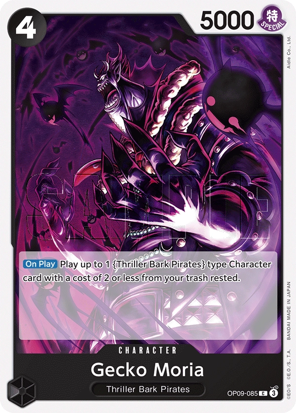 Carta Gecko Moria (OP09-085)