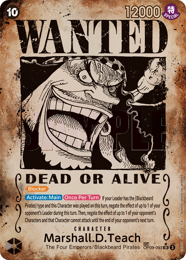 Carta Marshall.D.Teach (OP09-093)