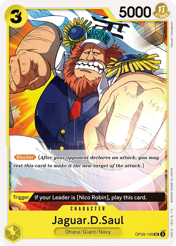 Carta Jaguar.D.Saul (OP09-109)