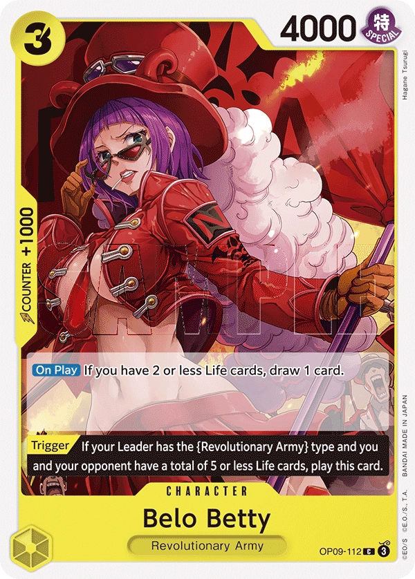 Carta Belo Betty (OP09-112)