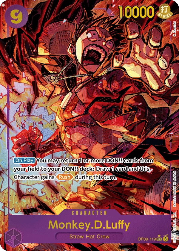 Carta Monkey.D.Luffy (OP09-119)