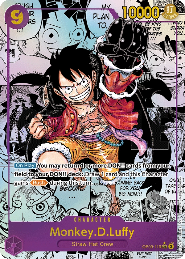 Carta Monkey.D.Luffy (OP09-119)