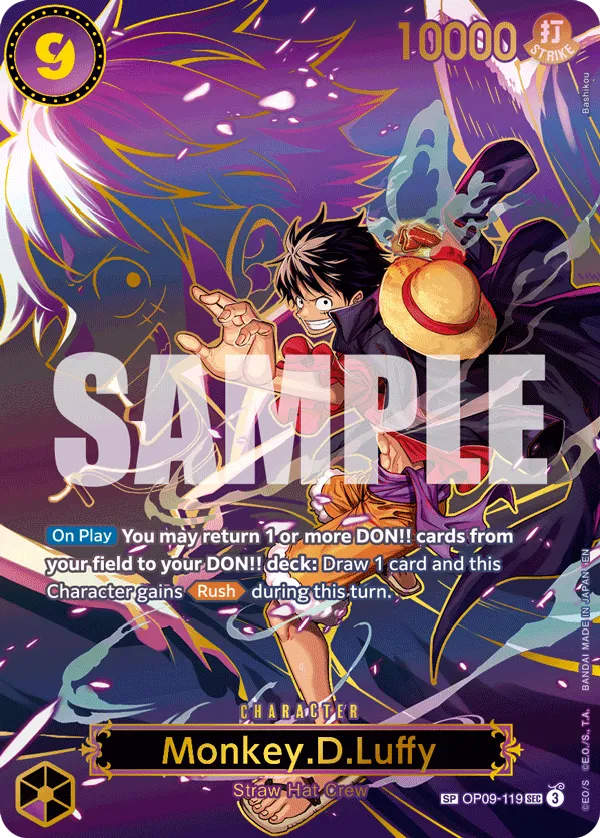 Carta Monkey.D.Luffy (OP09-119)