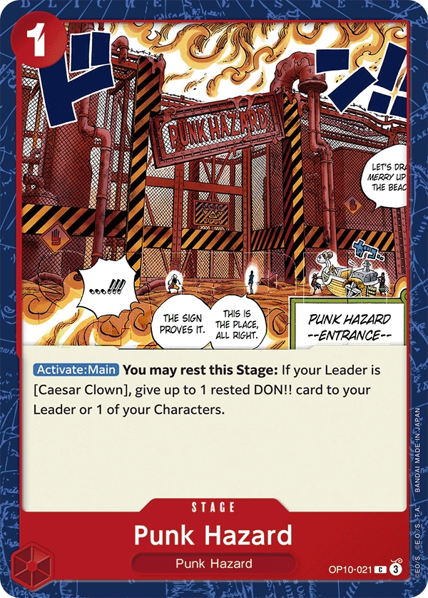 Carta Punk Hazard (OP10-021)