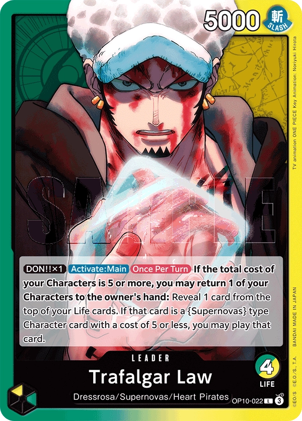 Carta Trafalgar Law (OP10-022)