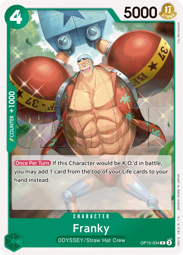 Carta Franky (OP10-034)