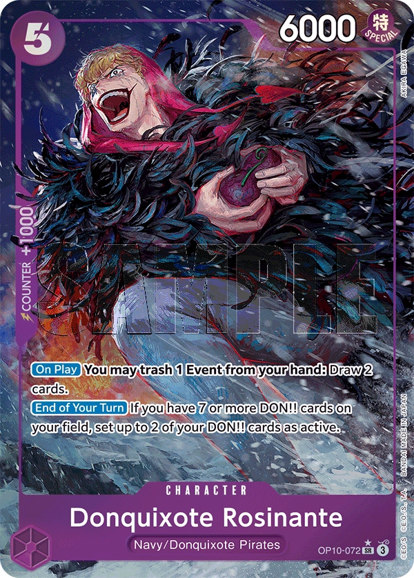 Carta Donquixote Rosinante (OP10-072)