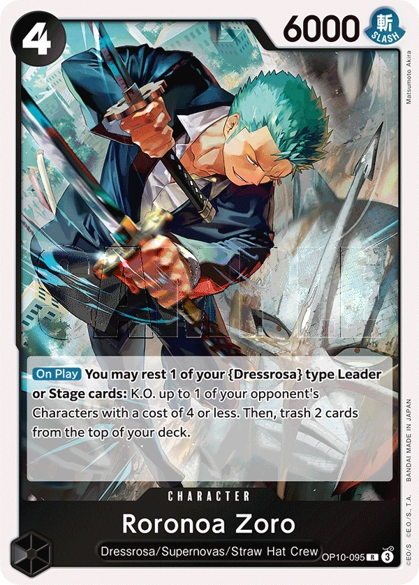 Carta Roronoa Zoro (OP10-095)