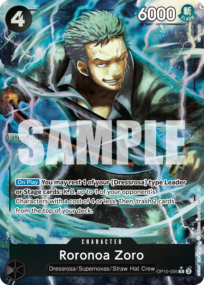 Carta Roronoa Zoro (OP10-095)