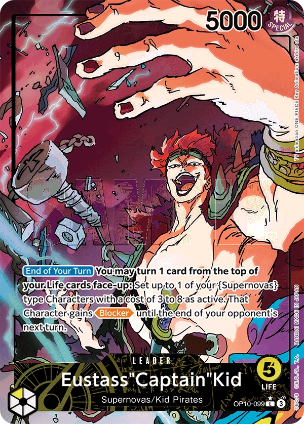 Carta Eustass"Captain"Kid (OP10-099)