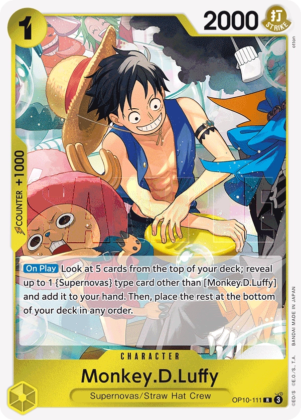 Carta Monkey.D.Luffy (OP10-111)