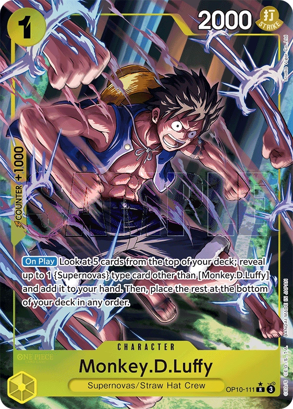 Carta Monkey.D.Luffy (OP10-111)