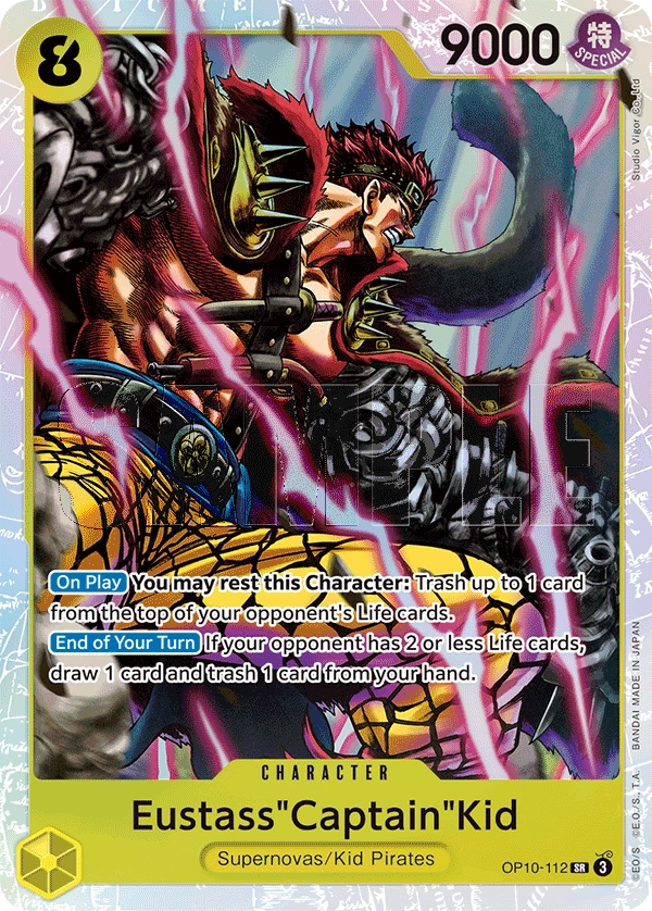 Carta Eustass"Captain"Kid (OP10-112)