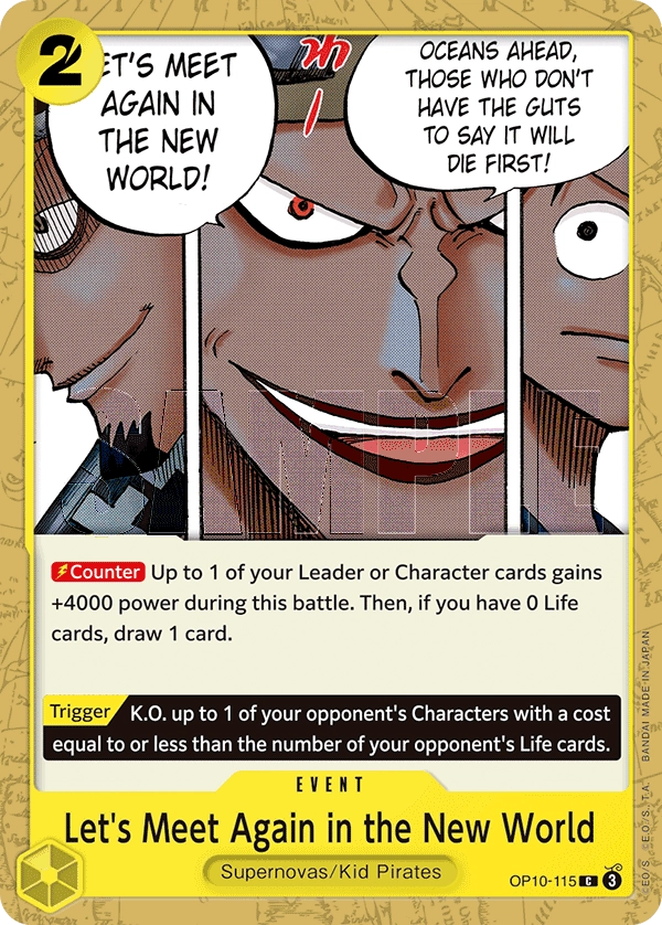 Carta Let's Meet Again in the New World (OP10-115)